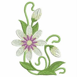 Art Nouveau Australian Wildflowers 09 machine embroidery designs
