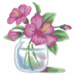 Watercolor Hibiscus 06(Sm) machine embroidery designs