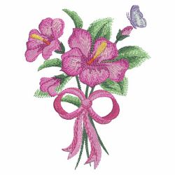 Watercolor Hibiscus 07(Sm) machine embroidery designs