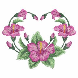 Watercolor Hibiscus 09(Lg) machine embroidery designs