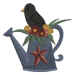 Country Crows 2 02 machine embroidery designs