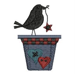 Country Crows 2 07 machine embroidery designs