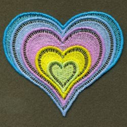 FSL Neon Hearts 05 machine embroidery designs