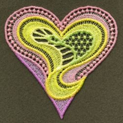 FSL Neon Hearts 07 machine embroidery designs
