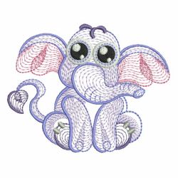 Rippled Baby Animals 2 02(Lg) machine embroidery designs