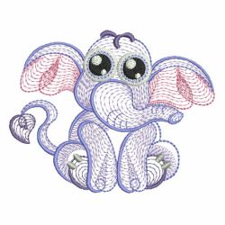 Rippled Baby Animals 2 02(Md) machine embroidery designs