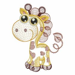 Rippled Baby Animals 2 03(Md) machine embroidery designs