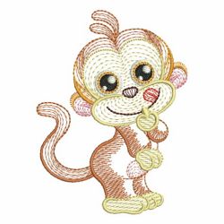 Rippled Baby Animals 2 07(Lg) machine embroidery designs