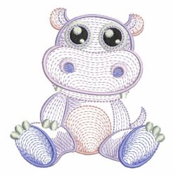 Rippled Baby Animals 2 09(Lg) machine embroidery designs