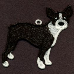 FSL Boston Terrier machine embroidery designs