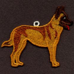  FSL Belgian Malinois machine embroidery designs