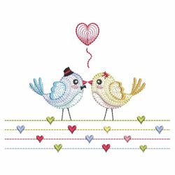 Rippled Sweet Tweets 04(Lg) machine embroidery designs