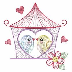 Rippled Sweet Tweets 05(Lg) machine embroidery designs