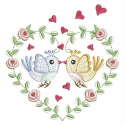 Rippled Sweet Tweets 10(Lg) machine embroidery designs