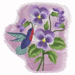Watercolor Pansy 01(Sm) machine embroidery designs