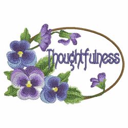 Watercolor Pansy 06(Md) machine embroidery designs