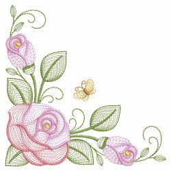 Rippled Sweet Roses 06(Sm) machine embroidery designs