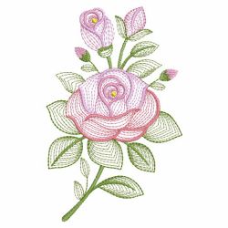 Rippled Sweet Roses 07(Sm) machine embroidery designs