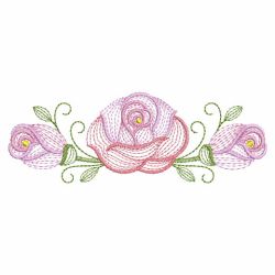 Rippled Sweet Roses 08(Sm) machine embroidery designs