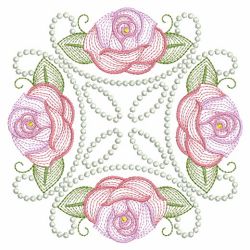 Rippled Sweet Roses 12(Sm) machine embroidery designs