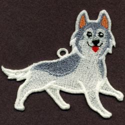 FSL Siberian Husky machine embroidery designs