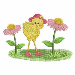Funky Baby Chick 01 machine embroidery designs