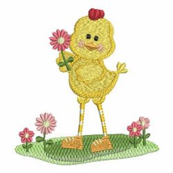 Funky Baby Chick 05 machine embroidery designs