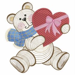 Rippled Valentine Teddy 05(Md)