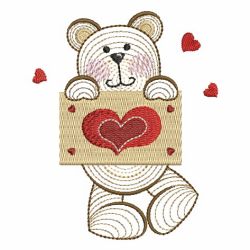 Rippled Valentine Teddy 07(Md)