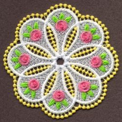 FSL Delicate Rose Doily 06