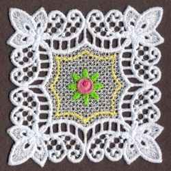 FSL Delicate Rose Doily 07 machine embroidery designs