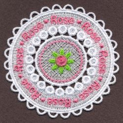 FSL Delicate Rose Doily 09 machine embroidery designs