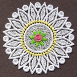 FSL Delicate Rose Doily 10 machine embroidery designs