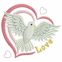 Valentine Doves 01 machine embroidery designs