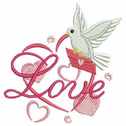 Valentine Doves 05 machine embroidery designs