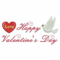 Valentine Doves 06 machine embroidery designs