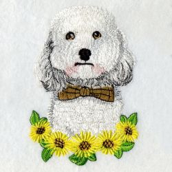 Spring Dogs 02(Lg) machine embroidery designs