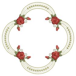 Red Roses Frame(Md) machine embroidery designs