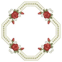 Red Roses Frame 03(Lg) machine embroidery designs
