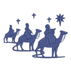 Nativity Silhouettes 2 machine embroidery designs