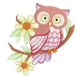 Owl Branch 02(Sm) machine embroidery designs