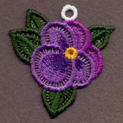 FSL Pansy Ornaments machine embroidery designs
