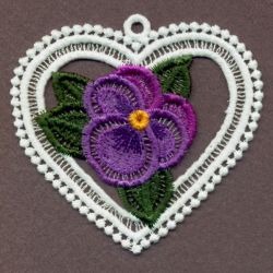 FSL Pansy Ornaments 02 machine embroidery designs