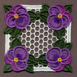 FSL Pansy Ornaments 03 machine embroidery designs