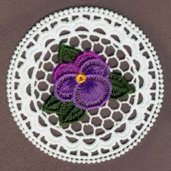 FSL Pansy Ornaments 04 machine embroidery designs