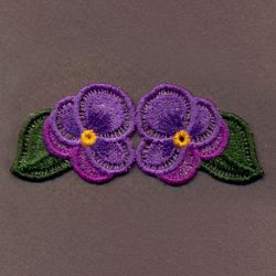 FSL Pansy Ornaments 06 machine embroidery designs