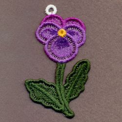 FSL Pansy Ornaments 07 machine embroidery designs