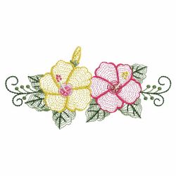 Rippled Hibiscus(Lg) machine embroidery designs