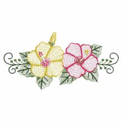 Rippled Hibiscus 01(Sm) machine embroidery designs