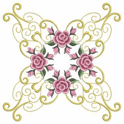 Pearl Roses Quilt 7 05 machine embroidery designs